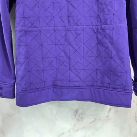 Neff Jacket Womens Small Purple Winter Windbreaker Ski Shell Snow Coat Studded - Picture 7 of 13